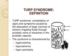 Tìm hiểu về Turp Syndrome
