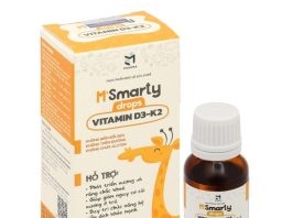 M’Smarty Drops Vitamin D3-K2 tăng phát triển chiều cao – có hiệu quả không? M’smarty Drops Vitamin D3-K2