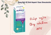 Dung Dịch Vệ Sinh Hupavir Clean Sinecatechin ngăn ngừa lây nhiễm HPV Dung Dịch Vệ Sinh Hupavir Clean Sinecatechin