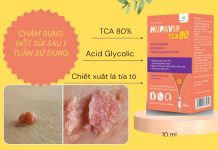 Dung dịch Hupavir TCA 80 chấm mụn cóc, mụn sùi mào gà có tốt không? Dung dịch Hupavir TCA 80 chấm mụn cóc, mụn sùi mào gà có tốt không?