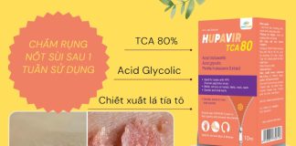 Dung dịch Hupavir TCA 80 chấm mụn cóc, mụn sùi mào gà có tốt không? Dung dịch Hupavir TCA 80 chấm mụn cóc, mụn sùi mào gà có tốt không?
