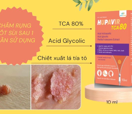 Dung dịch Hupavir TCA 80 chấm mụn cóc, mụn sùi mào gà có tốt không? Dung dịch Hupavir TCA 80 chấm mụn cóc, mụn sùi mào gà có tốt không?