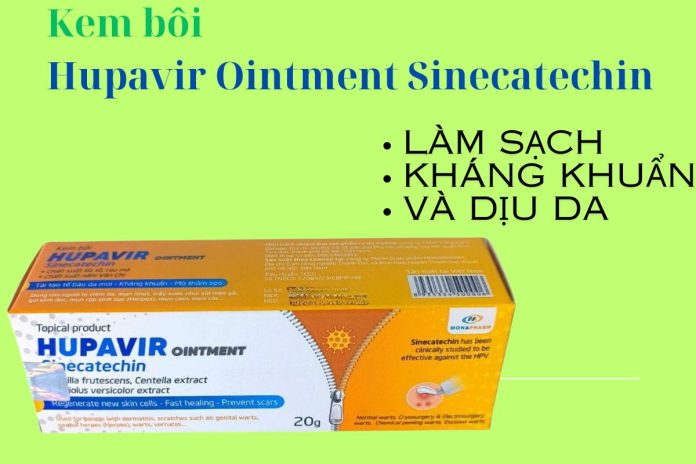 Kem bôi Hupavir Ointment Sinecatechin