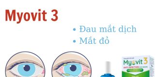 Dung dịch nhỏ mắt Myovit 3 có tốt như lời đồn không? Giá bao nhiêu? Dung dịch nhỏ mắt Myovit 3