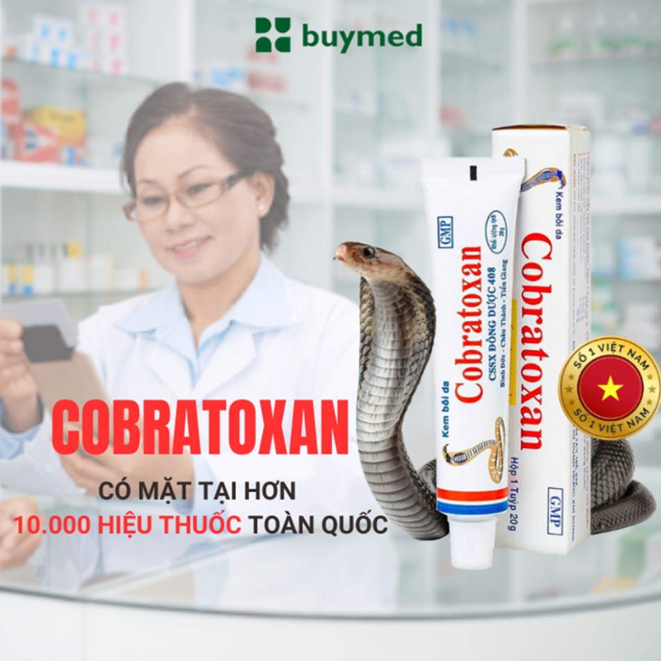 Kem xoa nọc rắn Cobratoxan hiện đang được rất nhiều người bệnh tin dùng và đánh giá cao về hiệu quả, an toàn